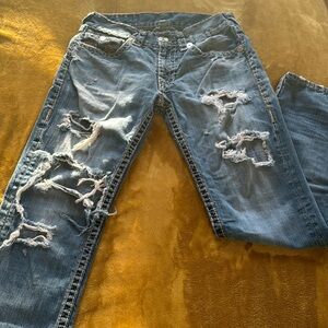 True Religion Straight Leg Jeans